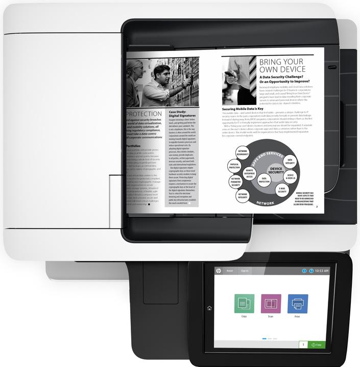 Actual product image HP LaserJet Managed E52645dn Laser DPI per minute (Laser, Black and white)