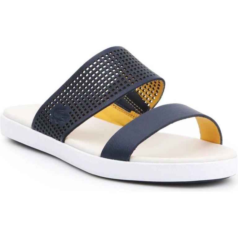 Lacoste, Donne, Infradito, Natoy Slide Flip-Flops, Blu, (35.5)