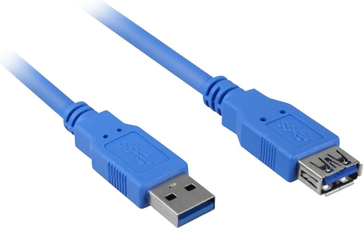 Immagine prodotto Sharkoon USB 3.0 Verlängerungskabel (3 m, USB 3.0)