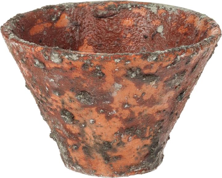 Actual product image Opiflor Plant pot with resin look Brown/Terracotta (10 cm)