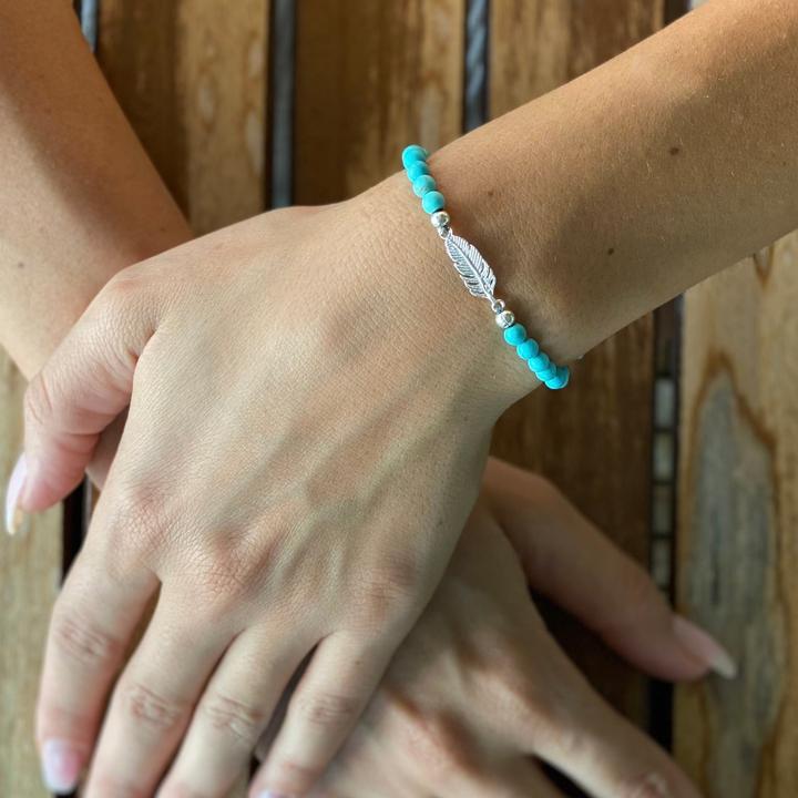 Immagine prodotto Balibay Terera (16 cm, Pietra preziosa, Magnesite, Argento 925, Diaspro)