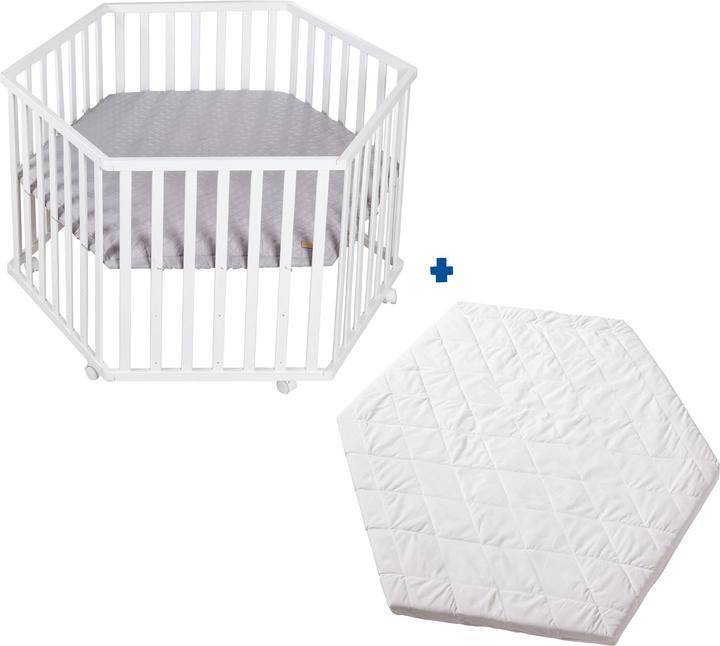 Image du produit Roba Parc hexagonal (119 cm, 103 cm, Panneau de bois MDF)