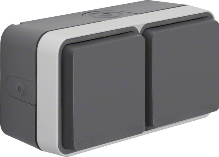 Actual product image Berker SCHUKO double socket