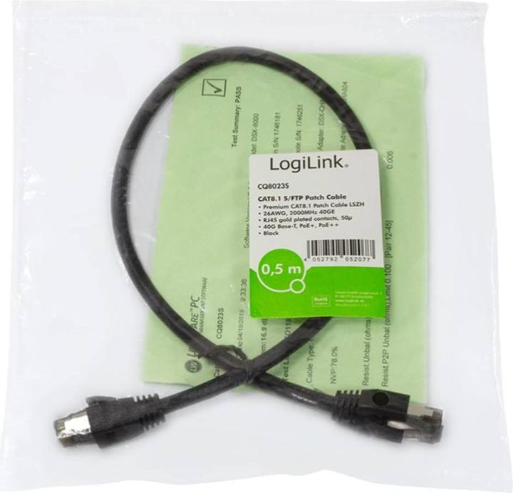 Actual product image LogiLink Network cable (PiMF, CAT8.1, 5 m)
