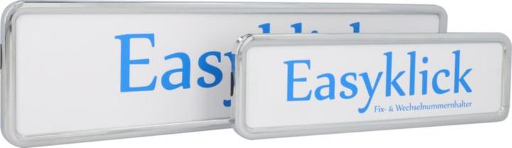 Produktbild Easyklick Kennzeichenhalter (Front + Heck, Langformat)