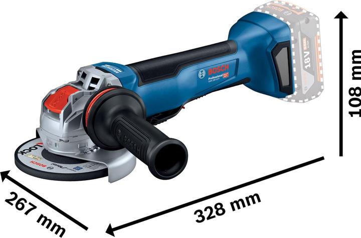 Produktbild Bosch Professional GWX 18V-10 P (125 mm)