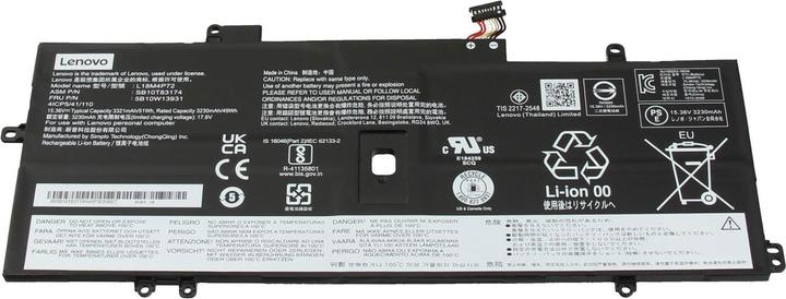 Batteria Per Lenovo ThinkPad X13 Yoga G2 (20W80015GE), 11.58V 4500mAh, Li-Polymer, Ricambio Per Notebook - 4