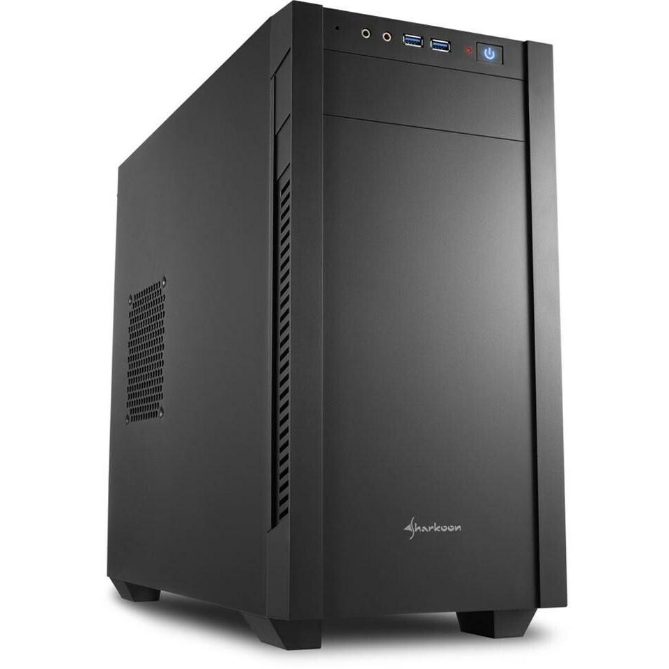 Sharkoon S1000 (mATX), PC Gehäuse, Schwarz