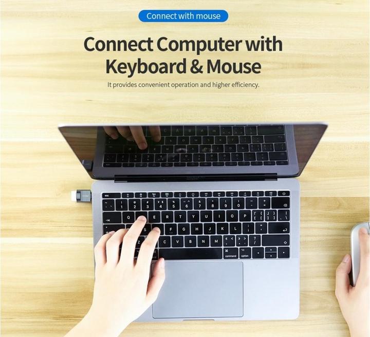 Actual product image Rock USB-C to (USB-A, 3.40 cm)