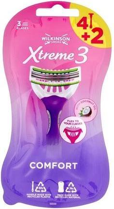 Productafbeelding Wilkinson My Intuition Xtreme 3 Comfort Cherryossom Wegwerpscheermesjes Voor Vrouwen 6Pcs