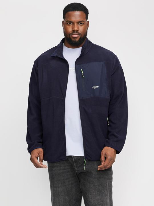 Produktbild Jack & Jones Plus Size Fleecejacke Fleecejacke (3XL)
