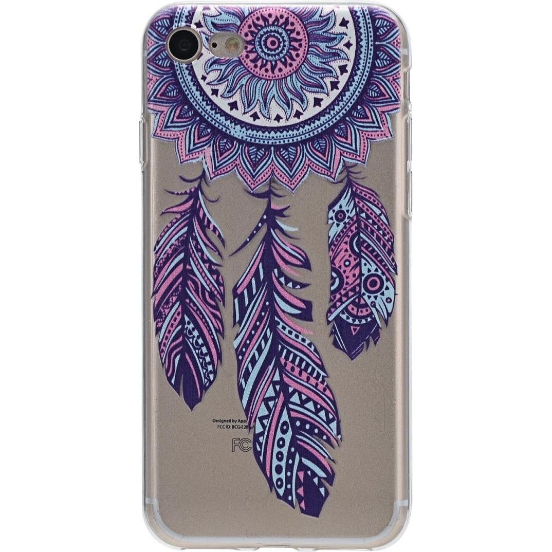 König Design Henna Cover für Apple iPhone 8 Plus Case Schutz Hülle Rahmen Silikon Traumfänger (Apple iPhone 8 Plus), Sma...