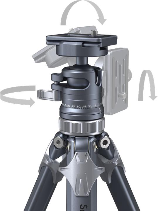 Produktbild SmallRig Lightweight Tripod AP 02 (Kunststoff, Metall)