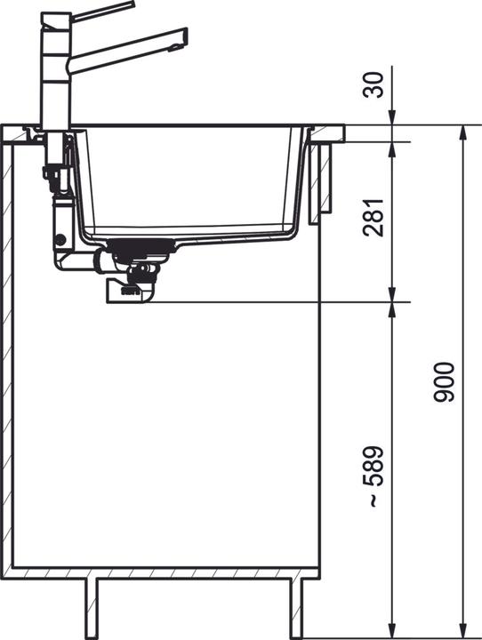 Image du produit Franke 135.0683.054 (80 cm, 55.30 cm)