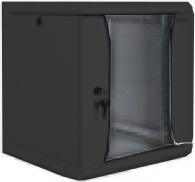 Produktbild Wirewin WCAB 10 312X300X9U BL Rack 9U Wandmontiertes Regal Schwarz (10 HE, 10 Zoll Rack)