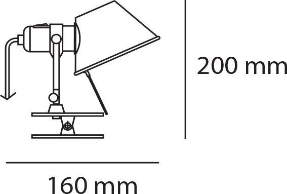 Immagine prodotto Artemide Tolomeo Micro Pinza (267 lm, E14)