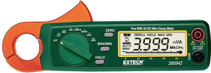 Immagine prodotto Extech Mini pinza amperometrica AC/DC true rms 30A (CAT II 600V, CAT III 300V)