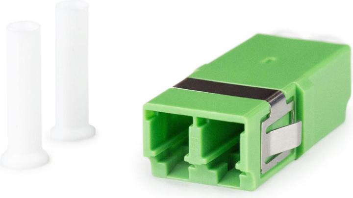 Produktbild Digitus LWL-Kupplung, duplex, LC APC, SM, ohne Flansch Keramikhülse, Kunststoffgehäuse (Netzwerk Kupplung)