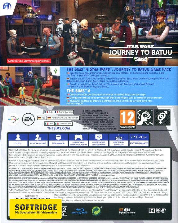Image du produit EA Games Les Sims 4 - Star Wars : Journey to Batuu Bundle (PS4, Multilingue)