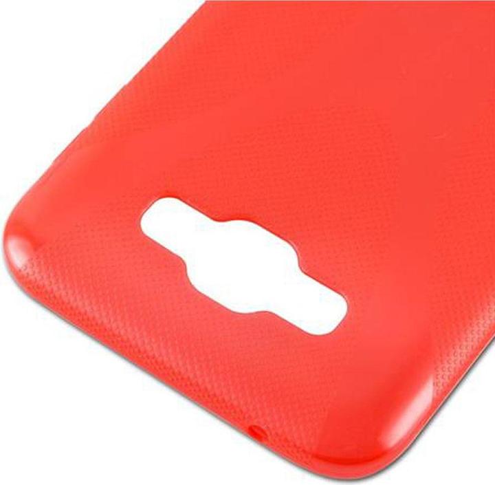 Actual product image Cadorabo TPU X-Line Cover (Samsung Galaxy E7)