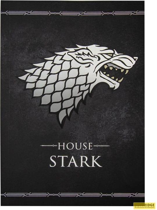 Produktbild Cinereplicas Game of Thrones carnet de notes House Stark (A5, Liniert)