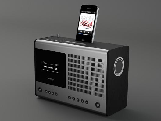 Revo Heritage Radio, DAB+, FM, WLAN Internet Radio, iPod
