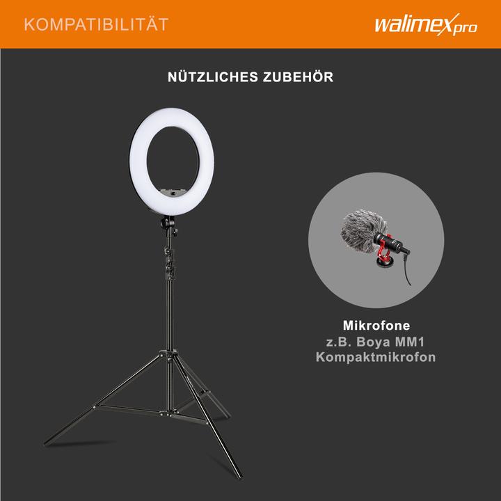 Image du produit Walimex pro LED Rainbow 60W RGBW Ringlight Set 2 (Éclairage annulaire)