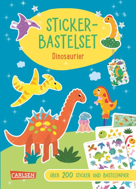 Image du produit Bastelset für Kinder: Sticker-Bastelset: Dinosaurier