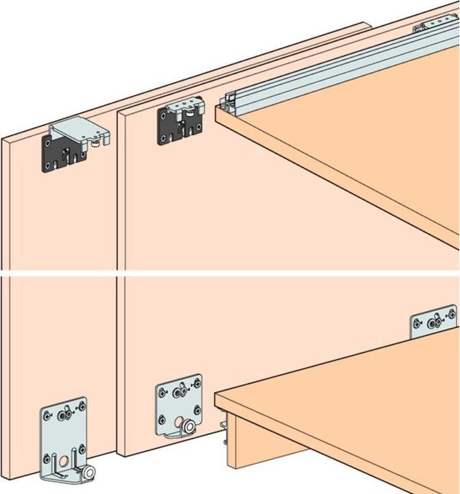 Actual product image HAWA Sliding door fittings -COMBINO 20 H, Forslide