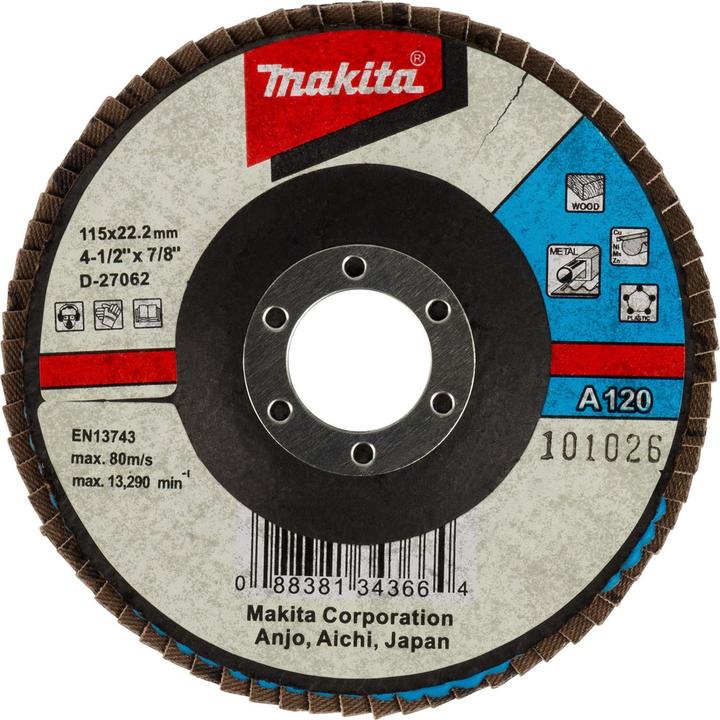 Produktbild Makita Fächerschleifsch. 115mm A120 (A120)