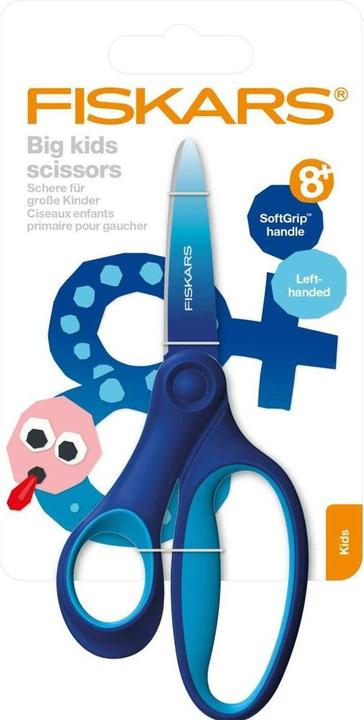 Image du produit Fiskars 1067854 Ciseaux pour enfants, Bleu (15 cm)