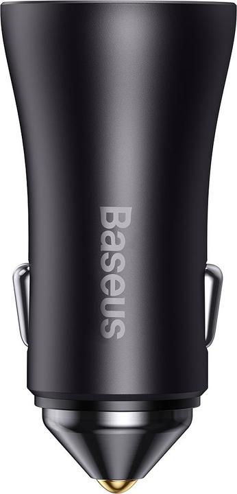 Produktbild Baseus Golden Contactor Pro car charger, 2x USB-C, 40W (Dark Gray)