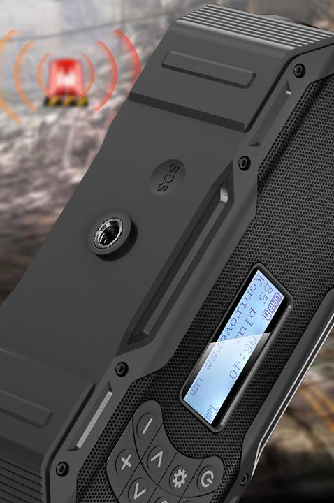 Actual product image NoName Notradio Akku/Kurbel/Solar/USB-C (FM/DAB/Licht) - Extra grosser 5000mAh Akku (DAB+, DAB, FM, Bluetooth)