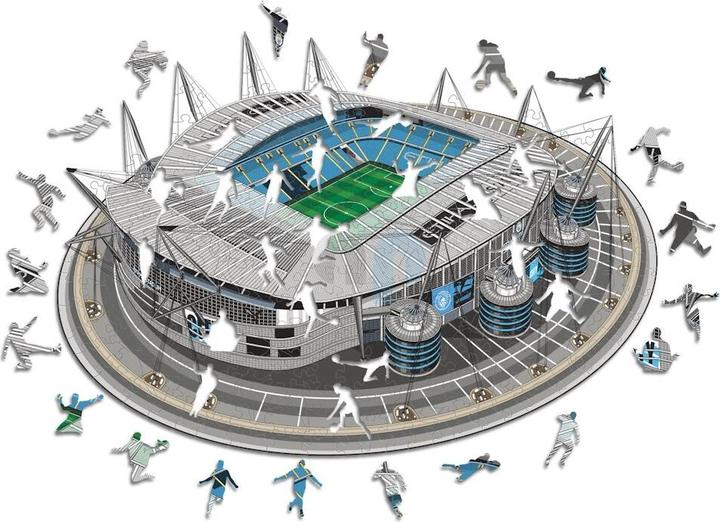 Produktbild Iconic Man City FC - Etihad Stadium - Holz Puzzle Grösse S (150 Teile) (150 Teile)