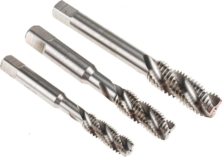 Actual product image Rs Pro HSS tap set sp/fl M3-M12