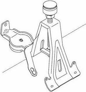 Actual product image Kaldewei Allround bath foot stand model. 5030