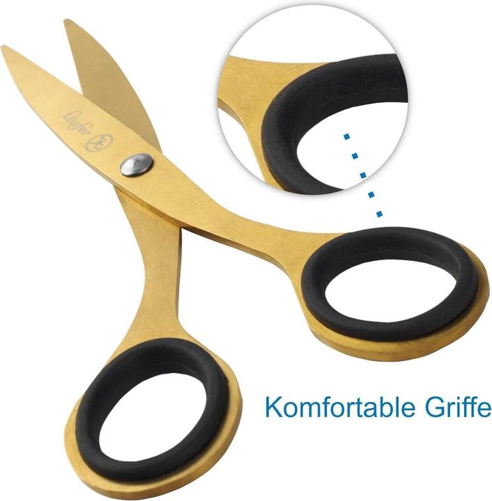 Immagine prodotto Läufer Forbici universali L "ufer Design, lunghezza: 170 mm, oro (17 cm)