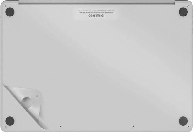 Immagine prodotto JCPAL MacGuard Two-in-One Skin Set for MacBook Air 15" (M2 2023, M3 2025 & M4 2025) - Silver (15", Apple)