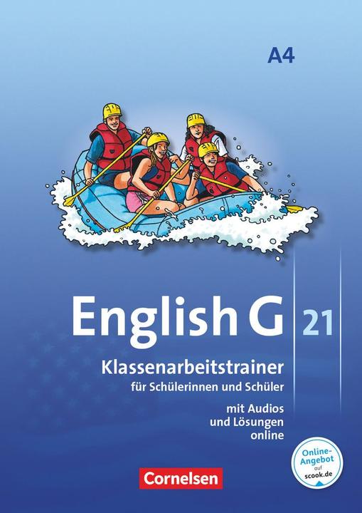 Produktbild English G 21. Ausgabe A4. Klassenarbeitstrainer (Deutsch, Englisch, Bärbel Schweitzer, Senta Friedrich, Timo Keller, 2011)