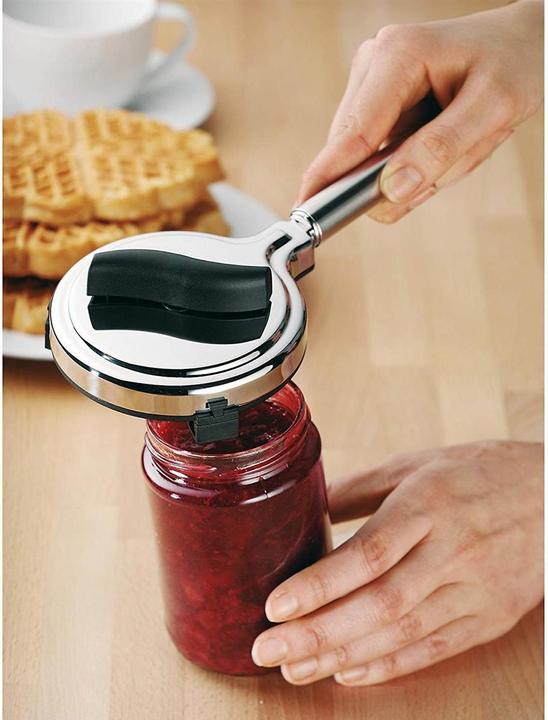 Produktbild WMF Schraubdeckelzange PROFI PLUS Silberfarben (Elektrischer Korkenzieher)