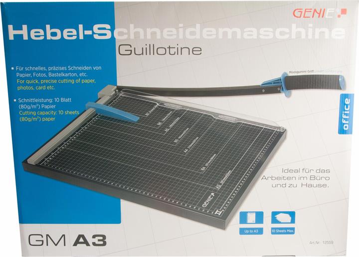 Produktbild Genie Hebel-Schneidemaschine GMA3 (10 Blätter, A3)