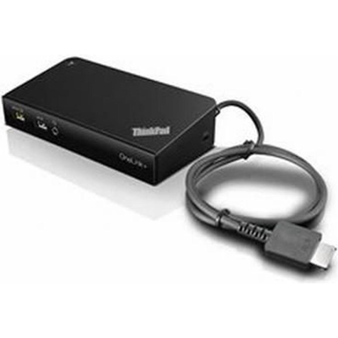 Lenovo ThinkPad OneLink+ Dock EU (Docking Port, 7 Ports), Dockingstation + USB Hub, Schwarz