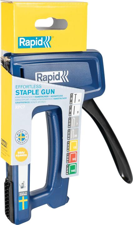 Actual product image Rapid RPC7 hand tacker