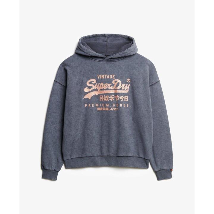 Image du produit Superdry Sweat à capuche décontracté métallisé Vintage Logo (L)