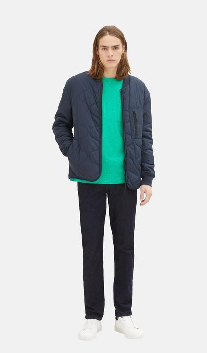 Actual product image Tom Tailor T-Shirt Kurzarmshirt gepunktet mit Brusttasche (M)