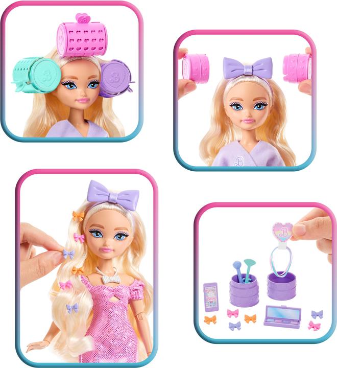 Actual product image Barbie Dream Besties Malibu Get Ready With Me Haarspiel-Puppe