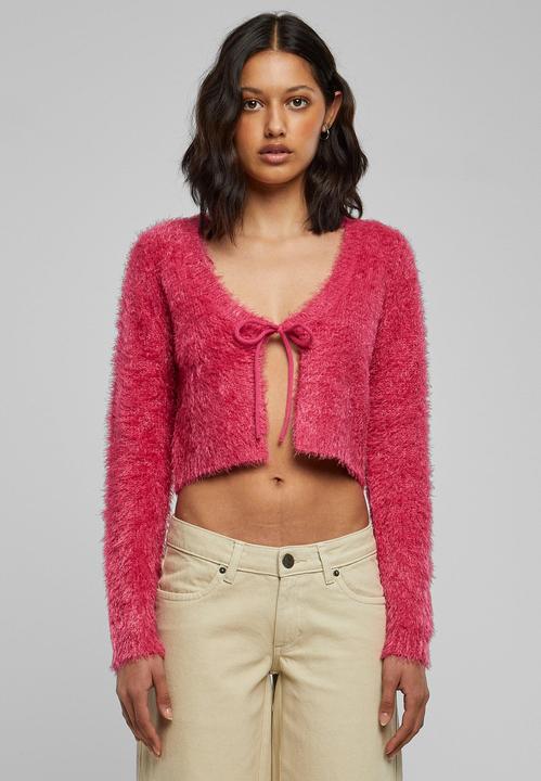 Immagine prodotto Urban Classics Cardigan da donna in piuma con cravatta - 117653 (5XL)