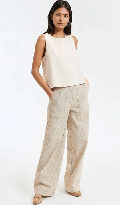 Immagine prodotto La Redoute Collections Ärmelloses Top aus Denim (M)
