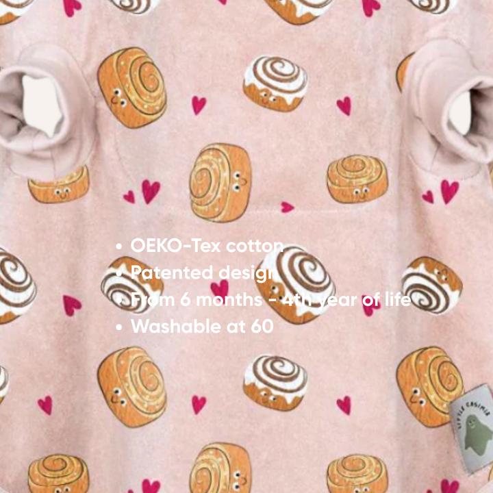 Immagine prodotto Little Casimir Lätzchen mit Ärmeln – wasserdicht, saugfähig & verstellbar, für Babys 6M-4J (6 mesi)