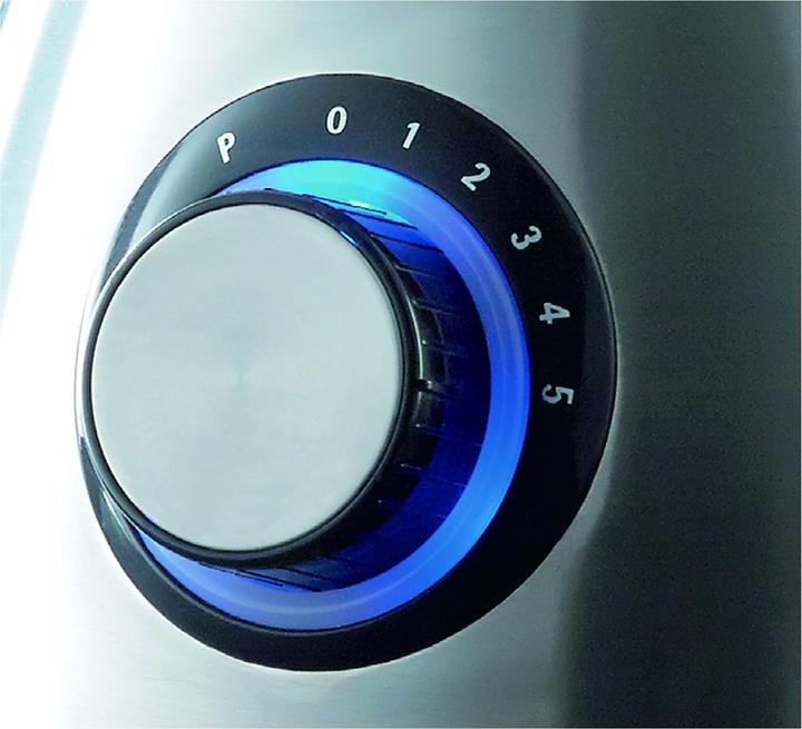 Image du produit Melchioni Mixeur de table en verre 600 W noir, acier (600 W)